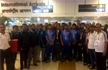 Hearing impaired athletes upset with apathy, refuse to leave airport